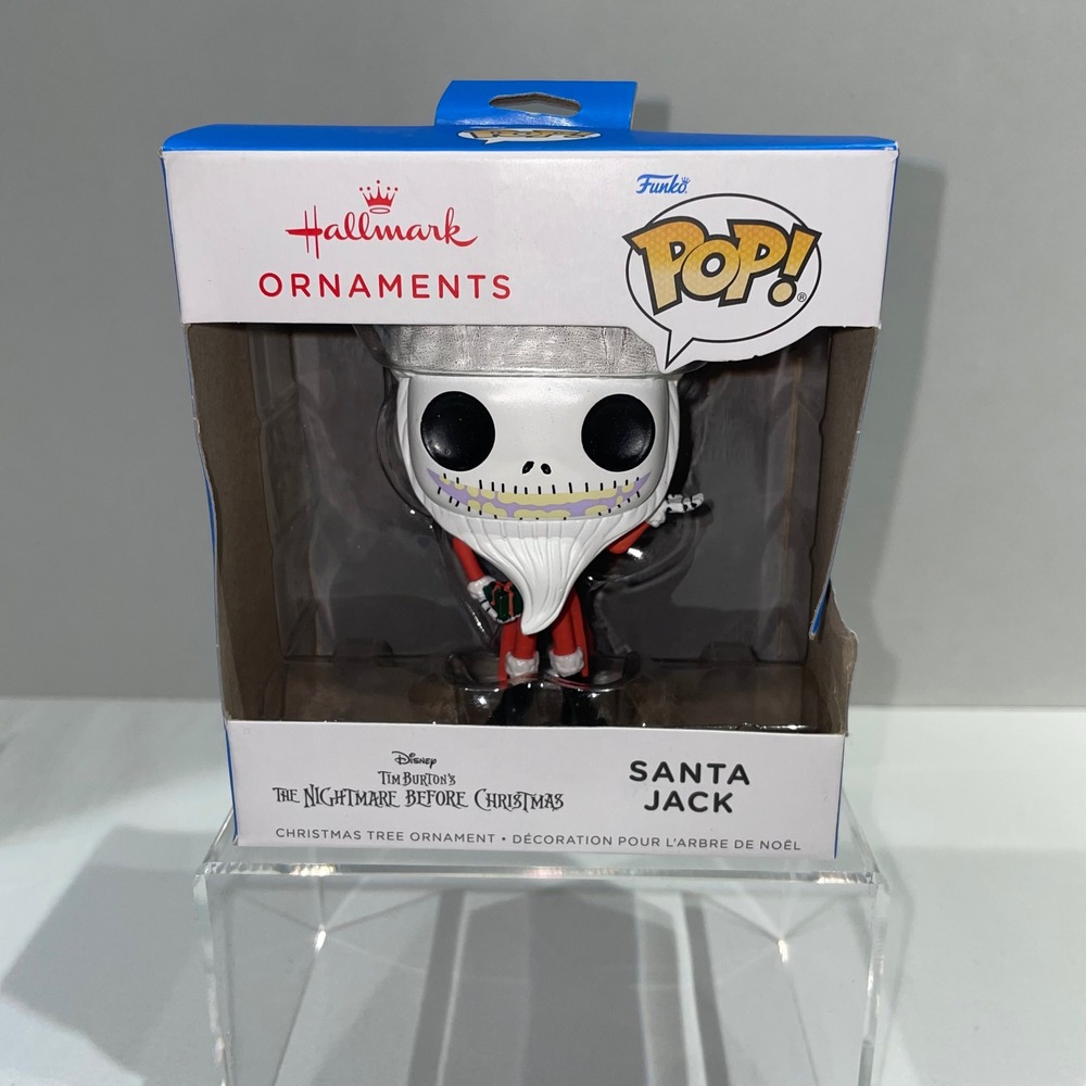 Hallmark Funko Pop Disney Nightmare Before Christmas Santa Jack Ornament New